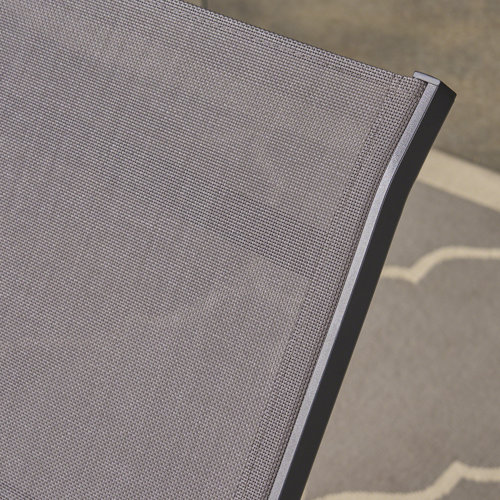 Union Rustic Absinthe Outdoor Metal Chaise Lounge Set with Table